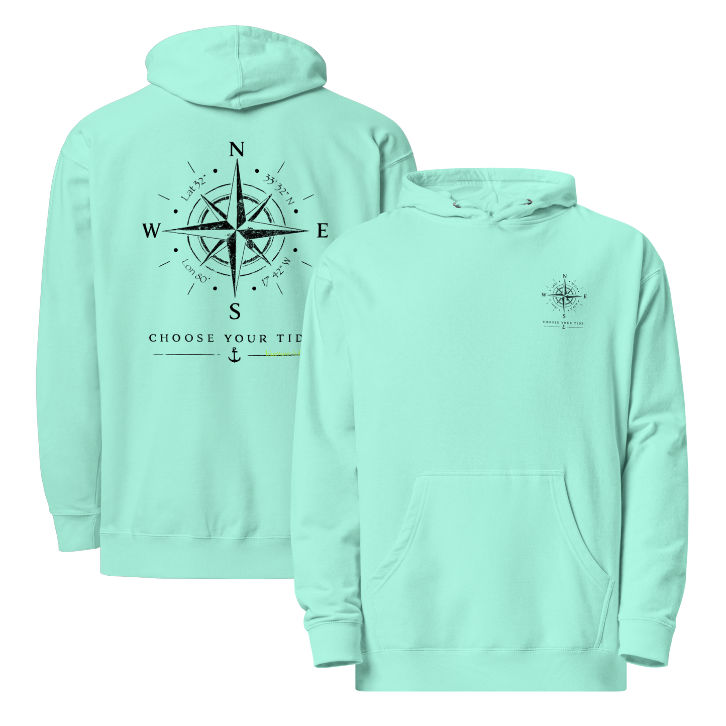 Compass Hoodie – Choose Your Tide