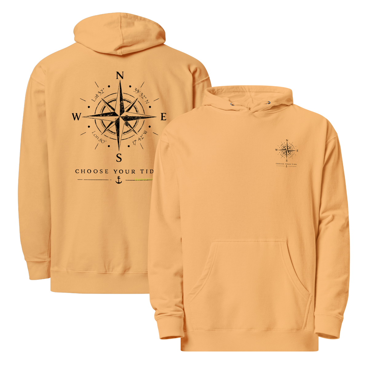 Compass Hoodie – Choose Your Tide